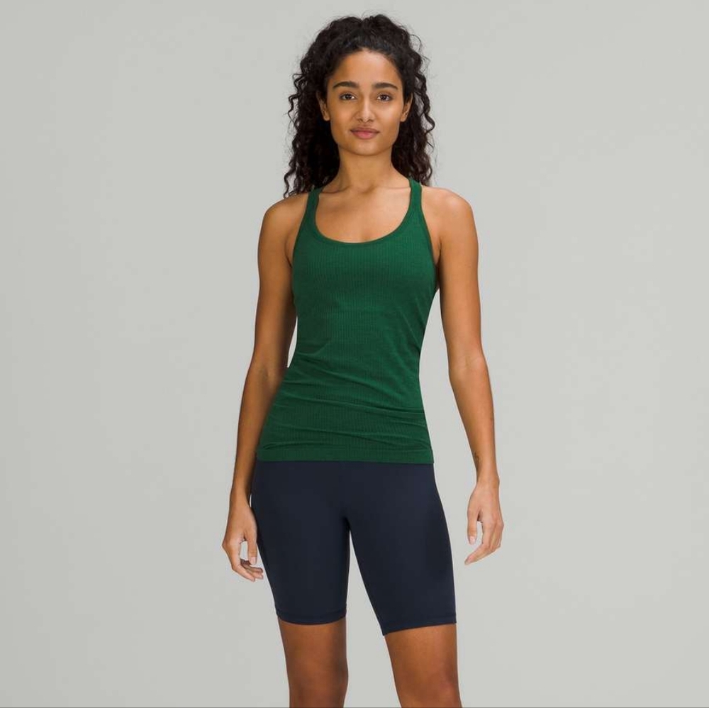 Lululemon Ebb To Street Tank Green Sz 6